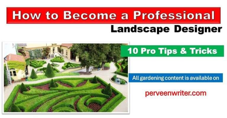 how to become a professional landscape designer